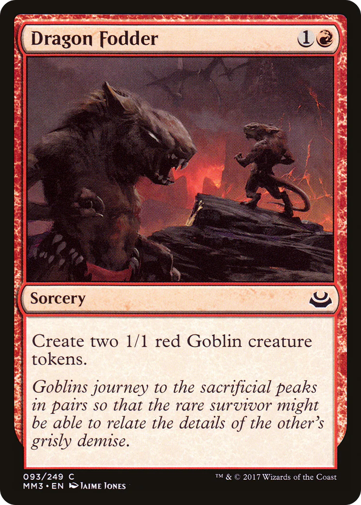 Dragon Fodder (MM3-093)  - Modern Masters 2017