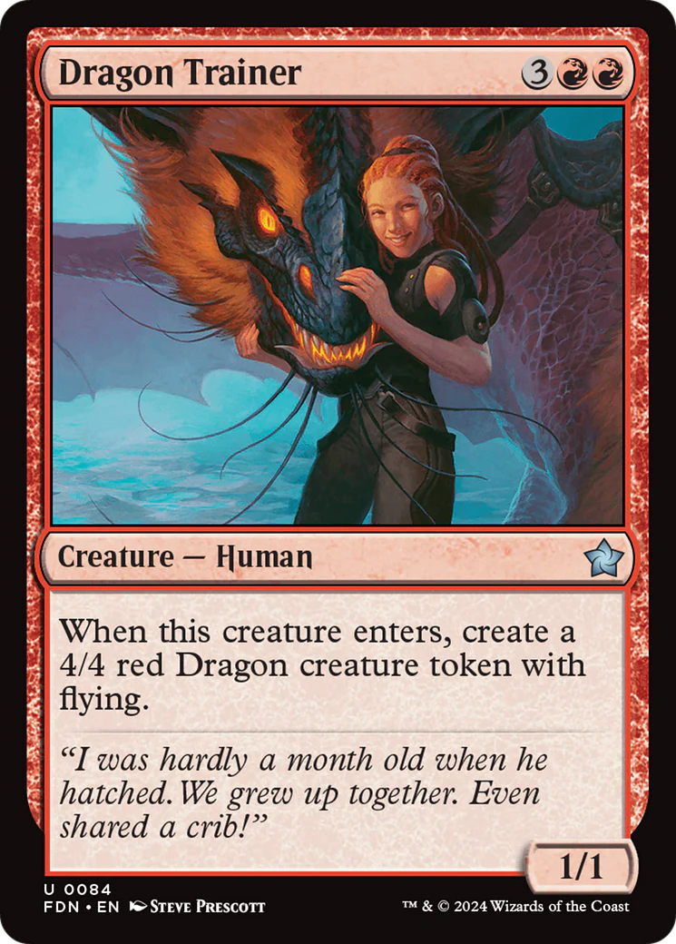 Dragon Trainer (FDN-084)  Foil - Foundations