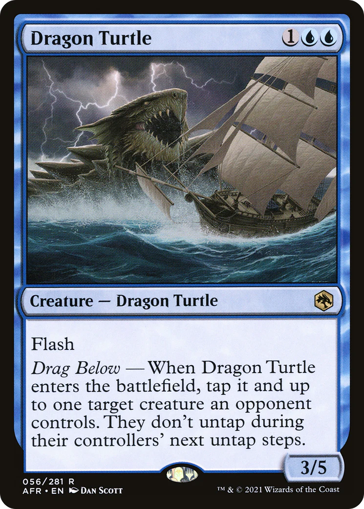 Dragon Turtle (AFR-056)  Foil - Adventures in the Forgotten Realms