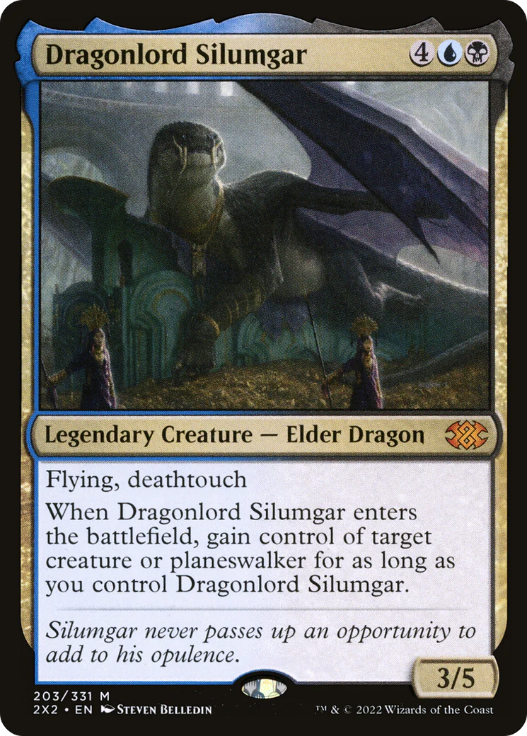 Dragonlord Silumgar (2X2-203)  Foil - Double Masters 2022