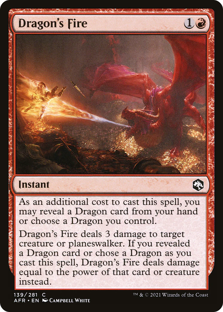 Dragon's Fire (AFR-139)  - Adventures in the Forgotten Realms