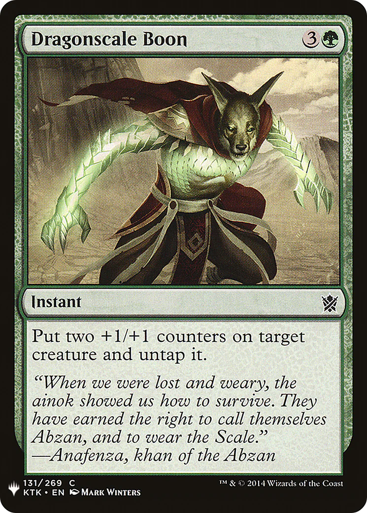 Dragonscale Boon (LIST-KTK-131)  - The List