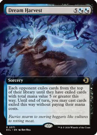 Dream Harvest (Extended Art) (ECL-371)  Foil - Lorwyn Eclipsed