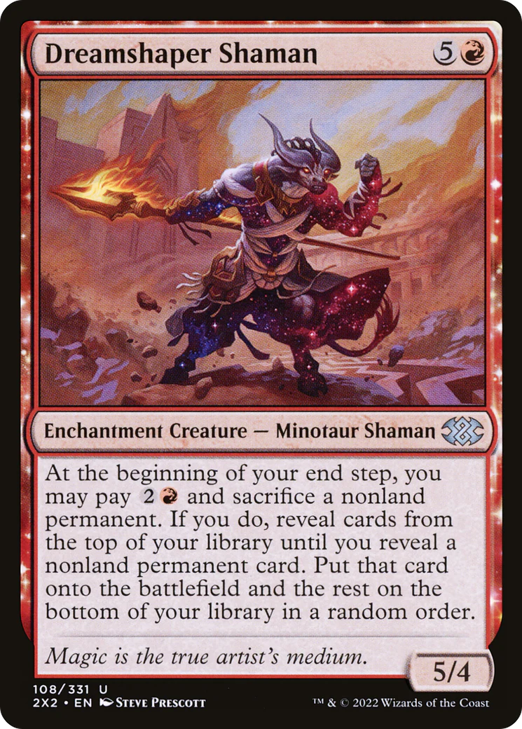 Dreamshaper Shaman (2X2-108)  Foil - Double Masters 2022: (enchantment)