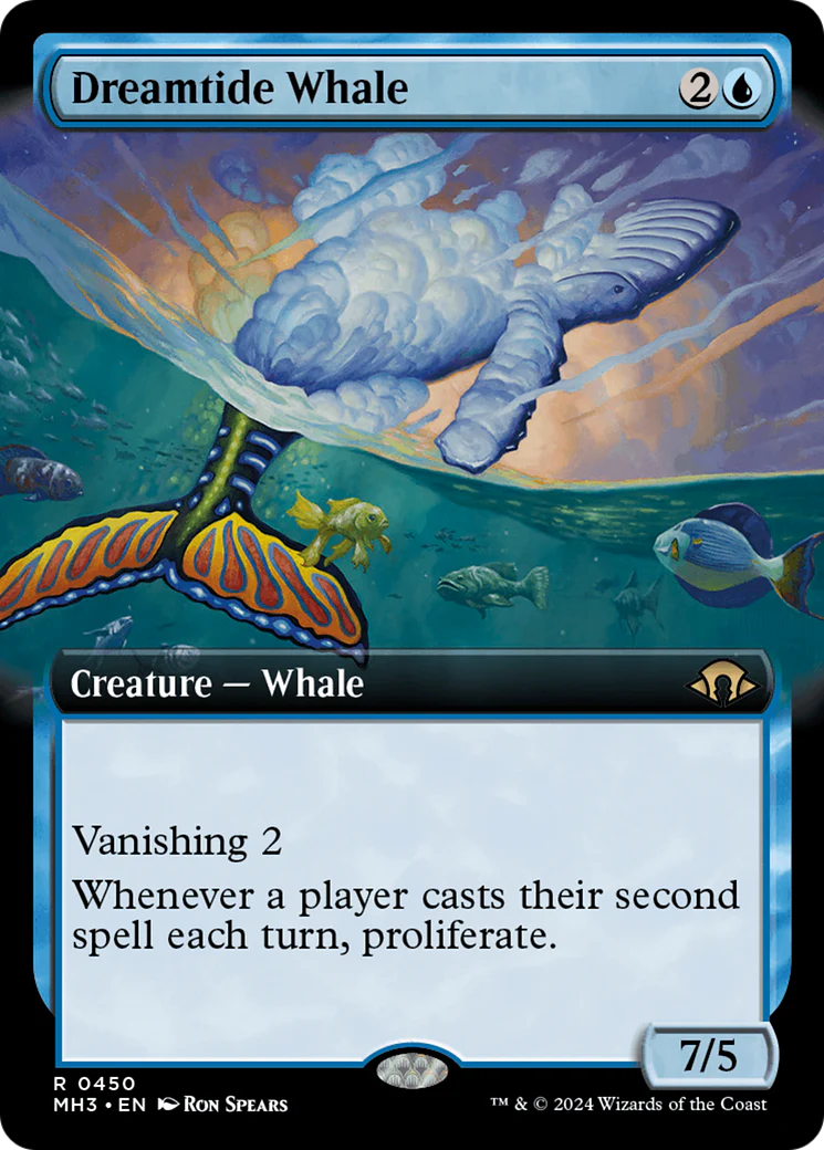 Dreamtide Whale (Extended Art) (MH3-450)  Foil - Modern Horizons 3: (Extended Art)