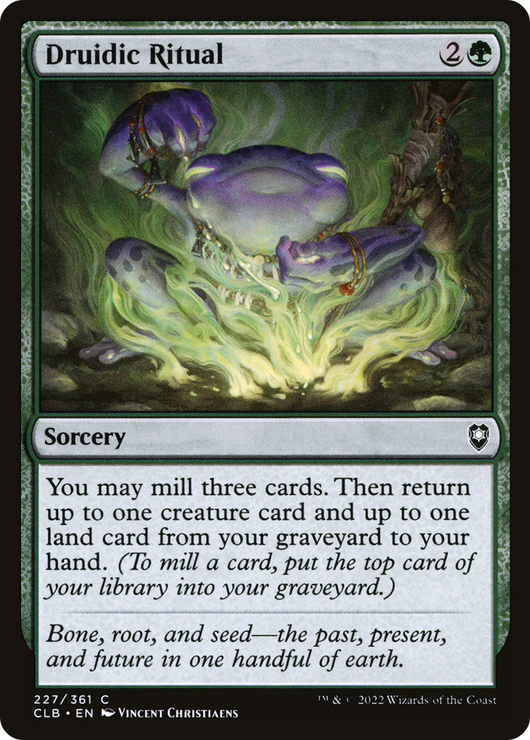 Druidic Ritual (CLB-227)  - Commander Legends: Battle for Baldur's Gate