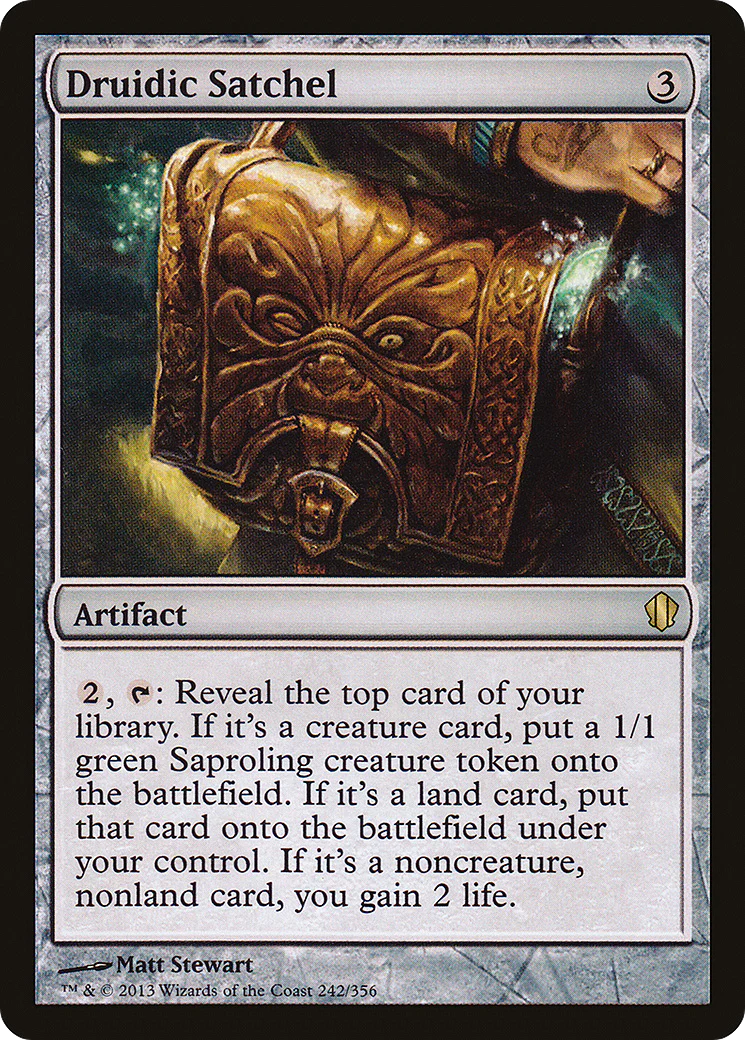 Druidic Satchel (C13-242)  - Commander 2013