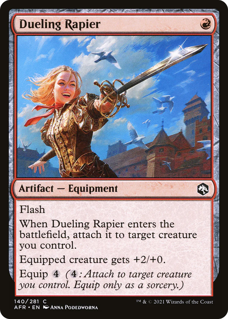Dueling Rapier (AFR-140)  Foil - Adventures in the Forgotten Realms