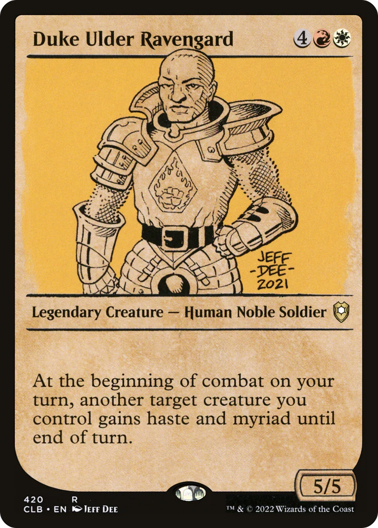 Duke Ulder Ravengard (Showcase) (CLB-420)  - Commander Legends: Battle for Baldur's Gate: (Showcase)