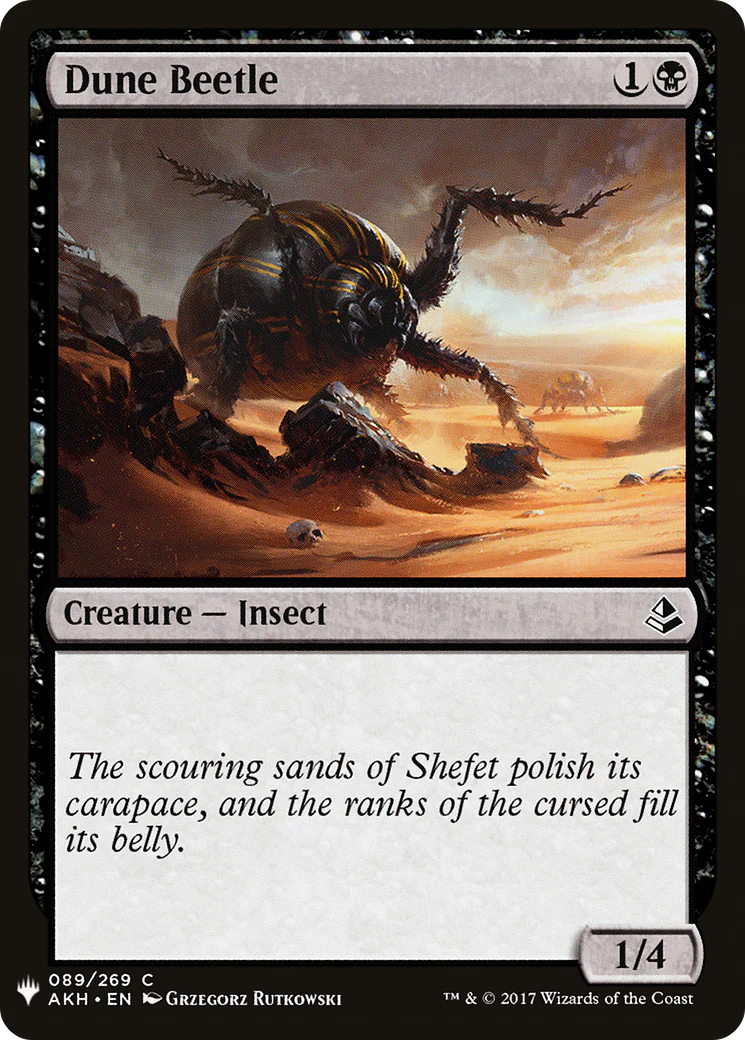 Dune Beetle (LIST-AKH-89)  - The List