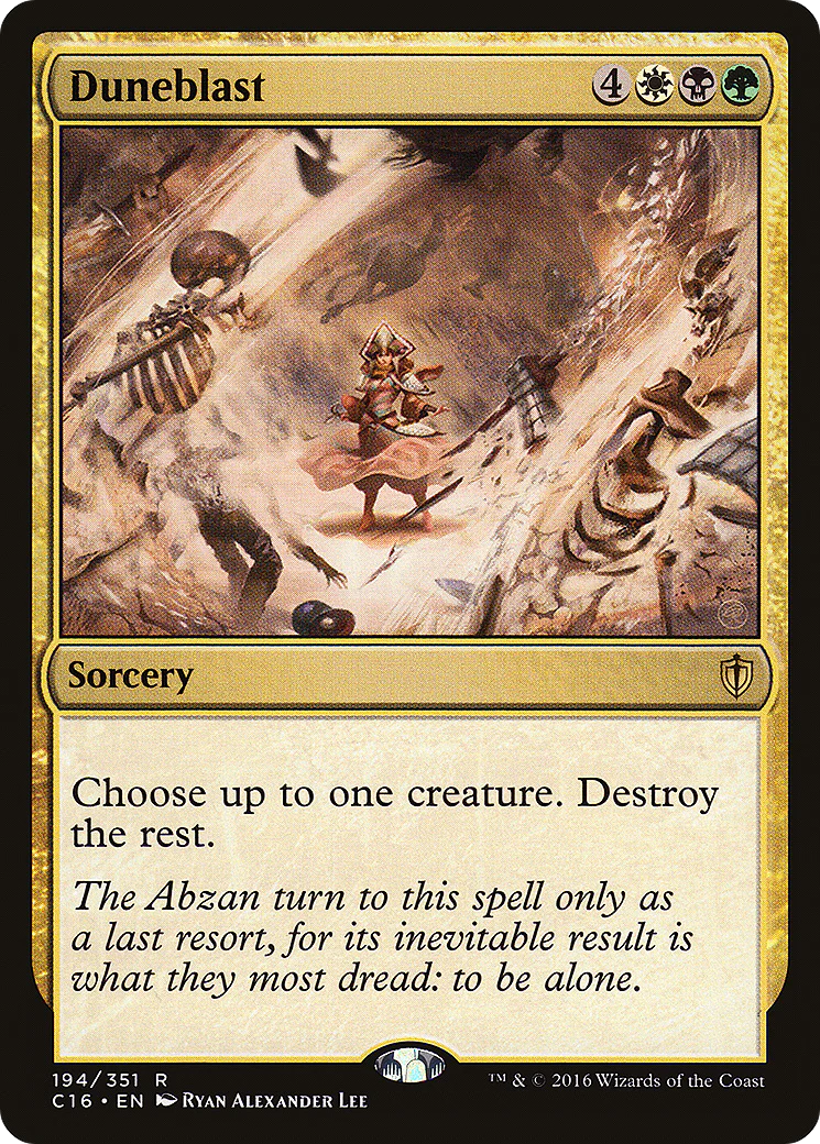 Duneblast (C16-194)  - Commander 2016