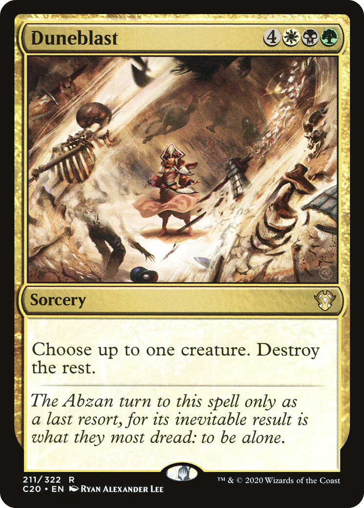Duneblast (C20-211)  - Commander 2020