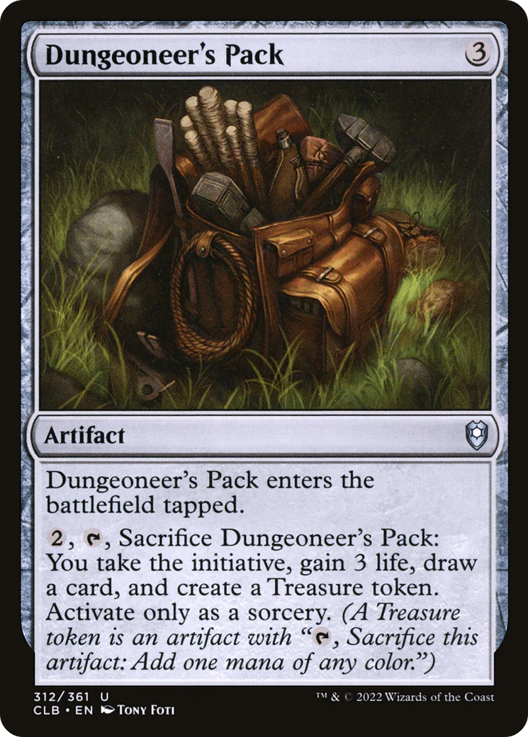 Dungeoneer's Pack (CLB-312)  Foil - Commander Legends: Battle for Baldur's Gate