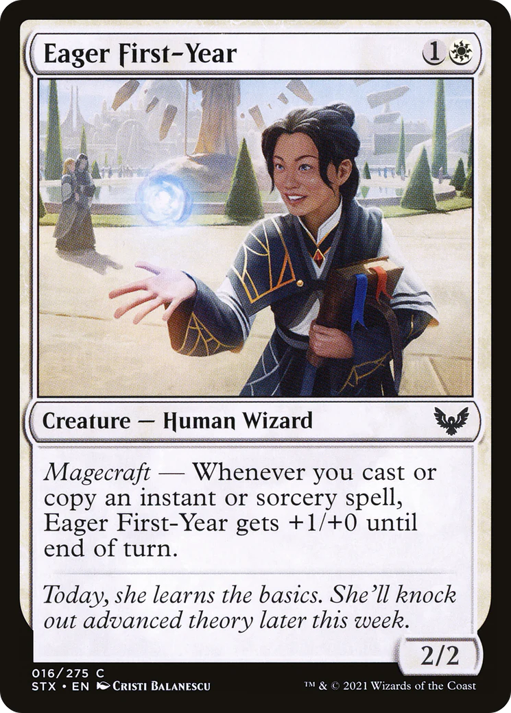 Eager First-Year (STX-016)  - Strixhaven: School of Mages