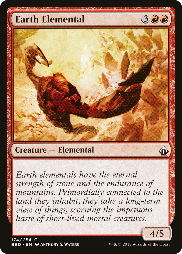Earth Elemental (BBD-174)  Foil - Battlebond