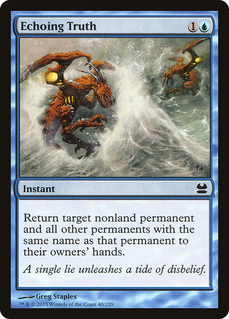 Echoing Truth (MMA-040)  Foil - Modern Masters