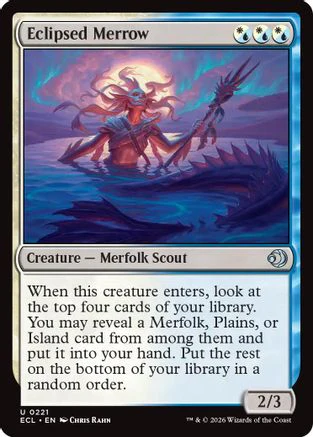 Eclipsed Merrow (ECL-221) Foil - Lorwyn Eclipsed