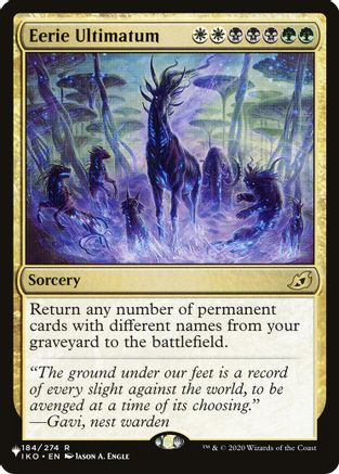 Eerie Ultimatum (LIST-184/274)  - The List Reprints