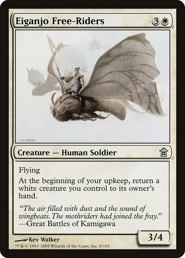 Eiganjo Free-Riders (SOK-008)  Foil - Saviors of Kamigawa