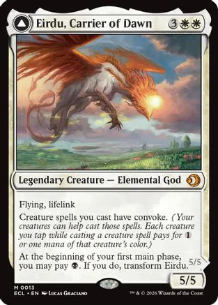 Eirdu, Carrier of Dawn (ECL-013)  Foil - Lorwyn Eclipsed
