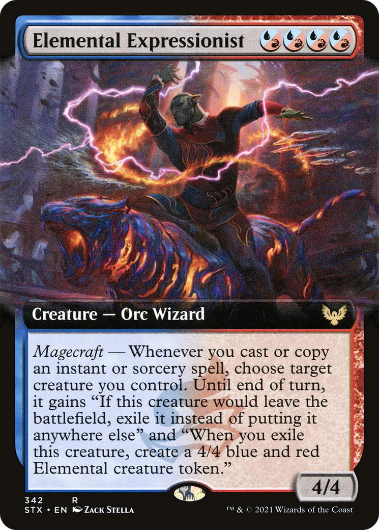 Elemental Expressionist (Extended Art) (STX-342)  - Strixhaven: School of Mages: (Extended Art)