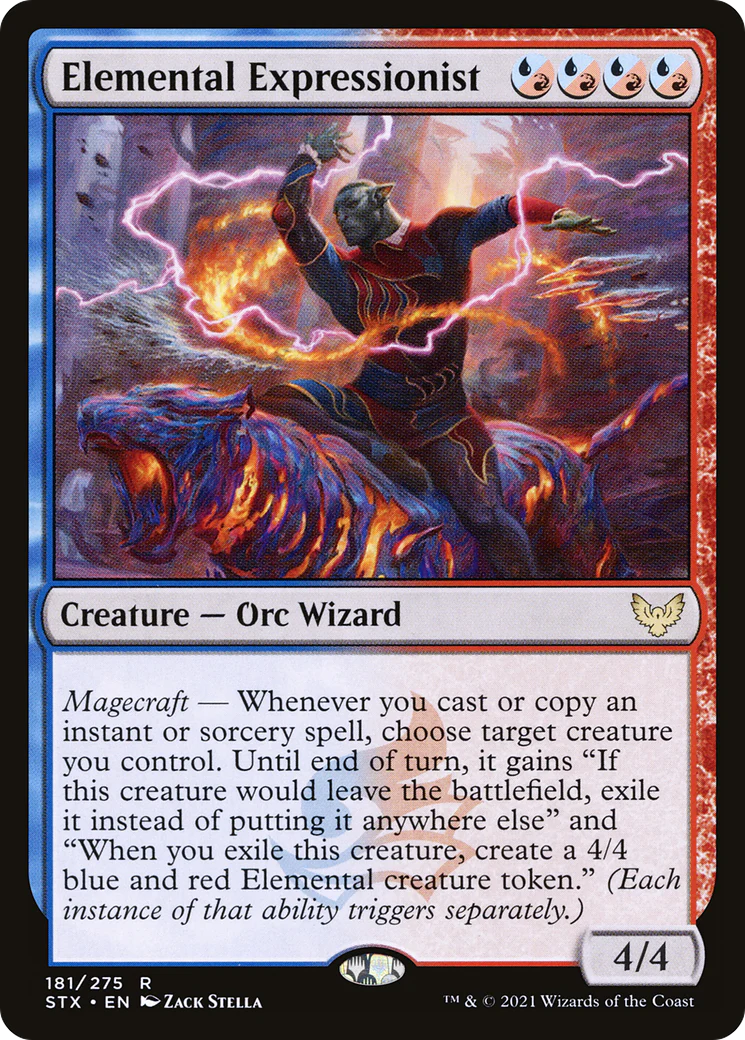 Elemental Expressionist (STX-181)  Foil - Strixhaven: School of Mages