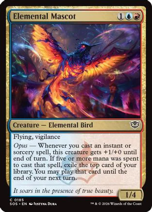 Elemental Mascot (SOS-185)  Foil - Secrets of Strixhaven