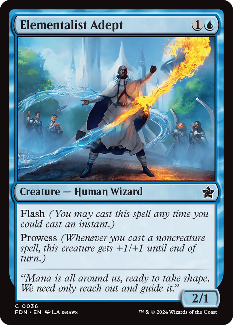 Elementalist Adept (FDN-036) Foil - Foundations