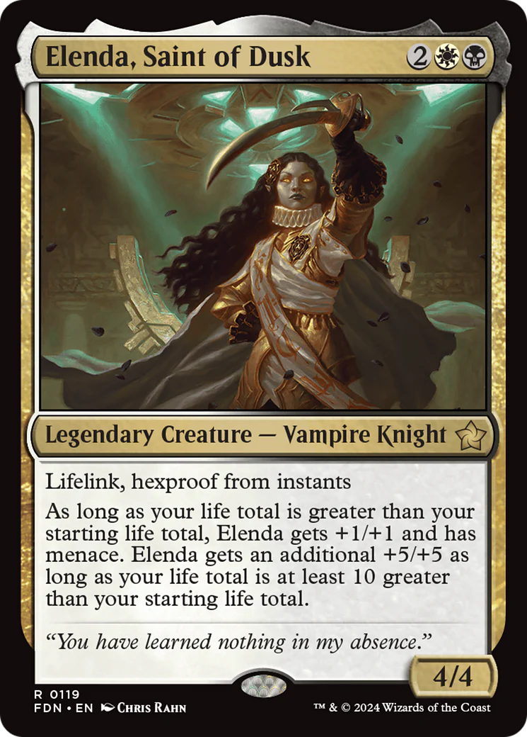 Elenda, Saint of Dusk (FDN-119) Foil - Foundations