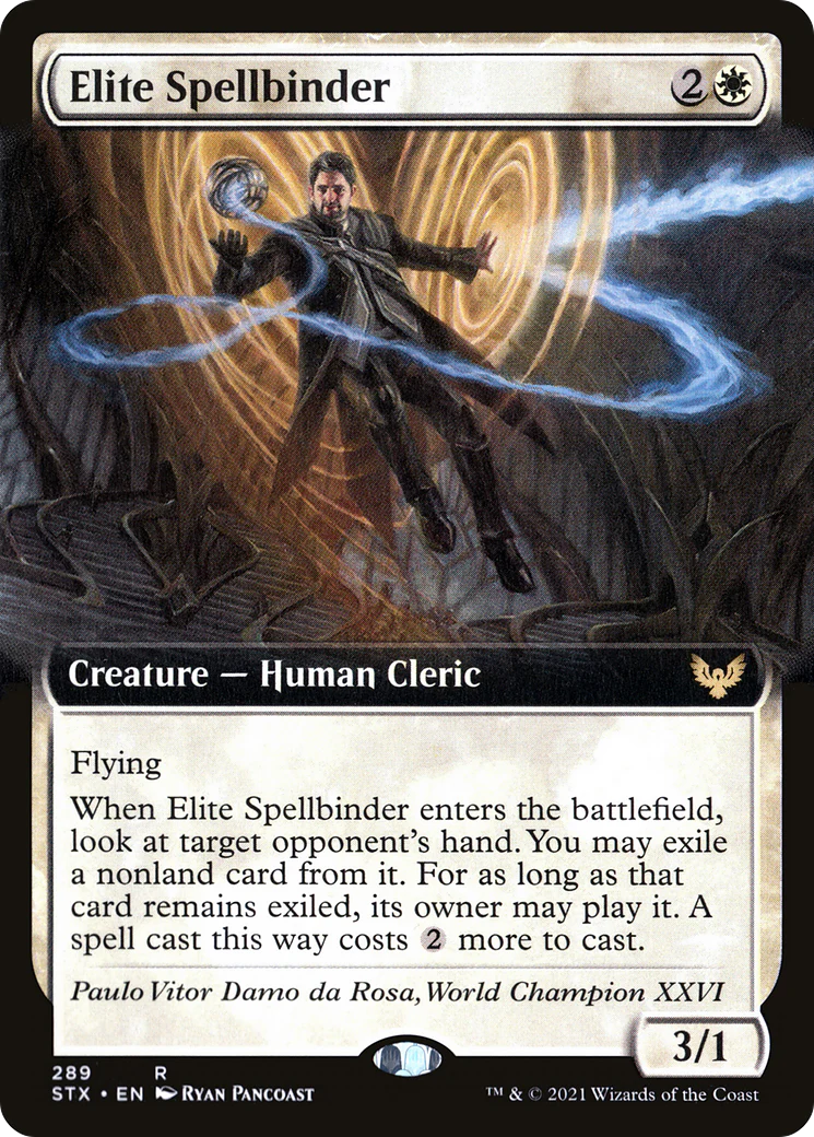 Elite Spellbinder (Extended Art) (STX-289)  - Strixhaven: School of Mages: (Extended Art)