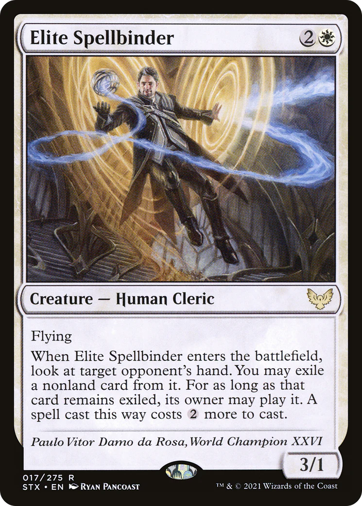 Elite Spellbinder (STX-017) Foil - Strixhaven: School of Mages