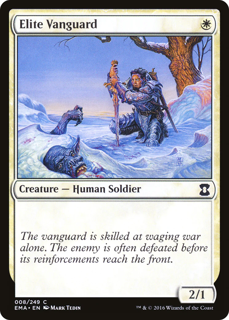 Elite Vanguard (EMA-008)  Foil - Eternal Masters