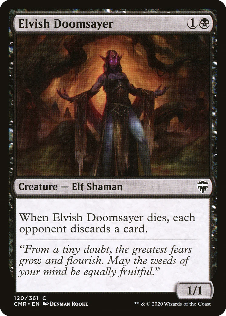 Elvish Doomsayer (CMR-120)  - Commander Legends