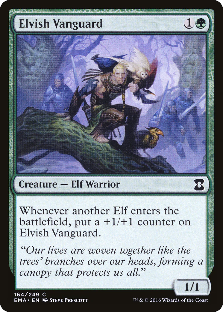 Elvish Vanguard (EMA-164)  - Eternal Masters