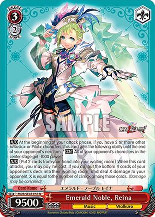 Emerald Noble, Reina (MDE/SE45E53 N) - MACROSS Delta Premium Booster