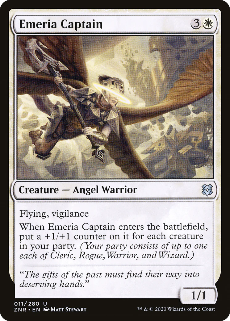 Emeria Captain (ZNR-011)  - Zendikar Rising