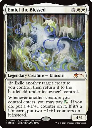 Emiel the Blessed (Year of the Horse 2026) (SSP-001)  Foil - Standard Showdown Promos
