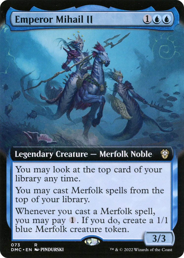 Emperor Mihail II (Extended Art) (DMC-073)  - Dominaria United Commander: (Extended Art)
