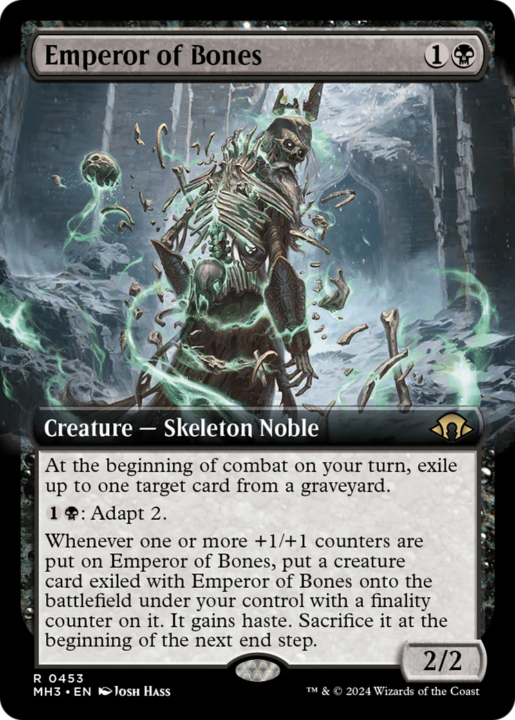Emperor of Bones (Extended Art) (MH3-453)  - Modern Horizons 3: (Extended Art)