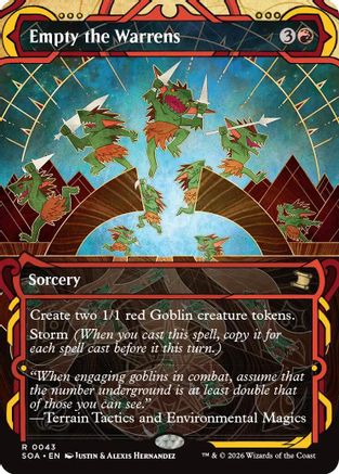 Empty the Warrens (SOA-043)  - Secrets of Strixhaven: Mystical Archive