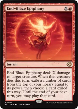 End-Blaze Epiphany (ECL-134) Foil - Lorwyn Eclipsed