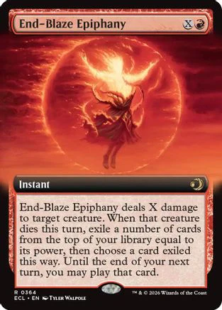 End-Blaze Epiphany (Extended Art) (ECL-364) - Lorwyn Eclipsed