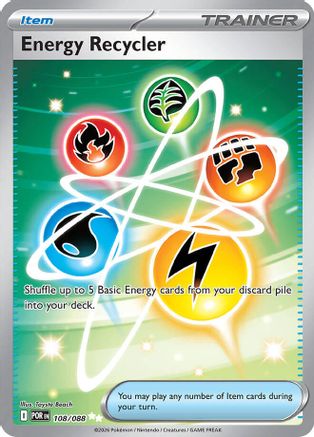 Energy Recycler 108/088  - Holofoil ME03 Perfect Order - Ultra Rare