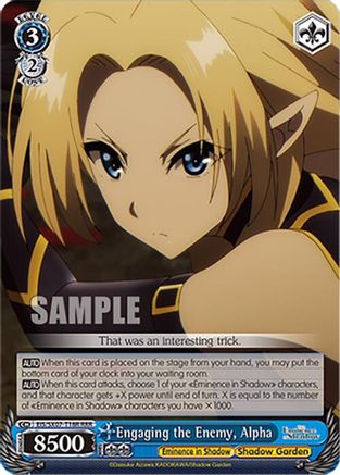 Engaging the Enemy, Alpha (RRR) (EIS/SX07-T18R) - The Eminence in Shadow