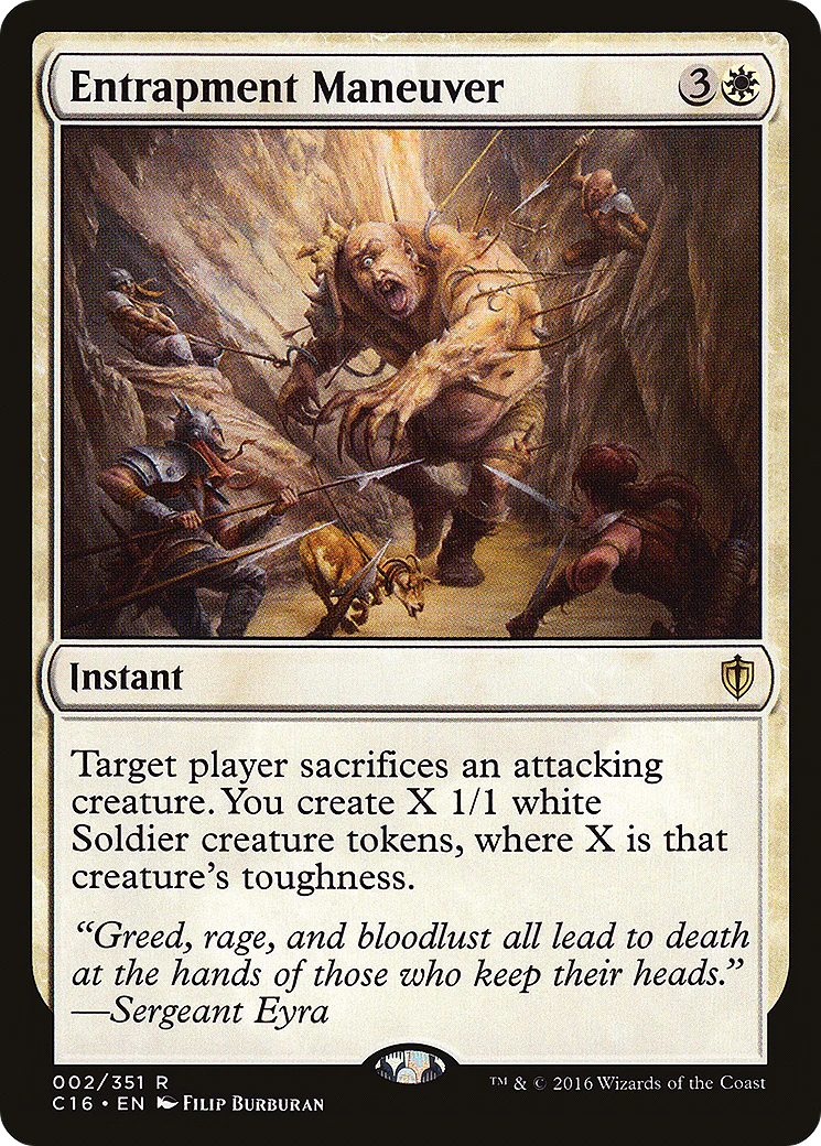 Entrapment Maneuver (C16-002)  - Commander 2016