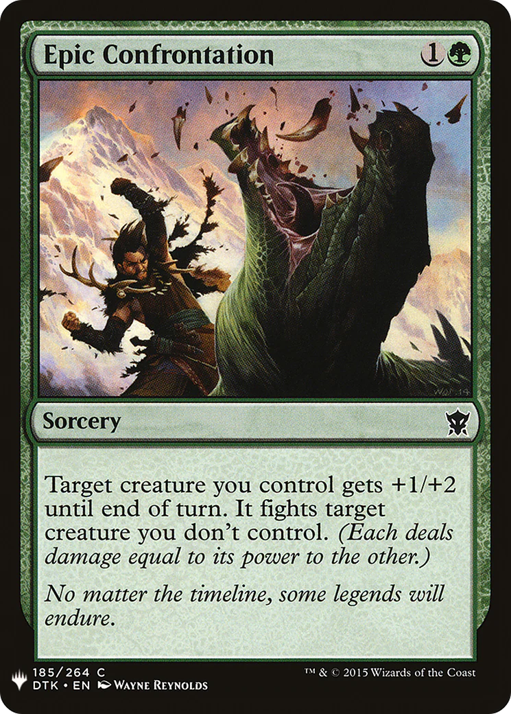 Epic Confrontation (LIST-185)  - The List