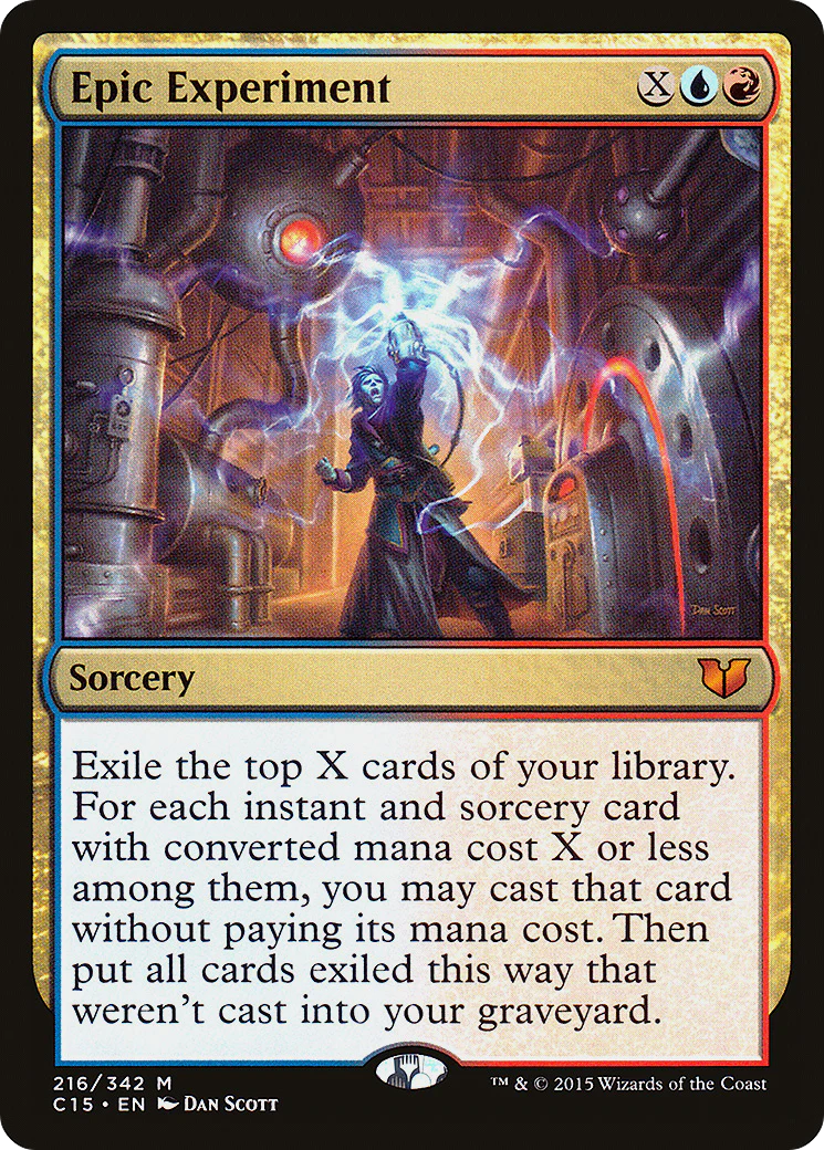 Epic Experiment (C15-216)  - Commander 2015
