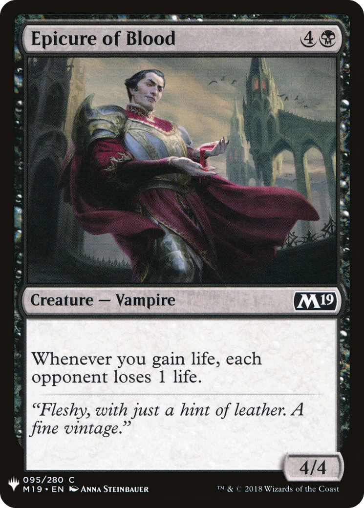 Epicure of Blood (LIST-095)  - The List