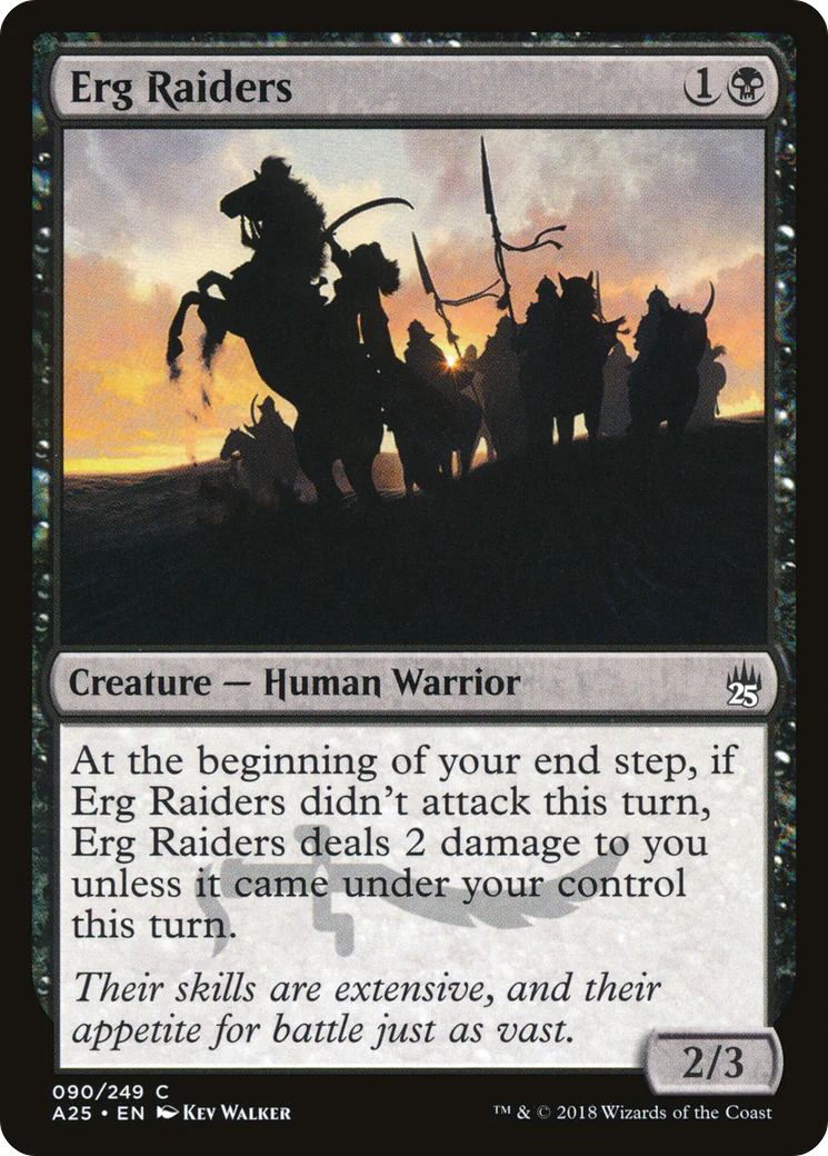 Erg Raiders (A25-090)  - Masters 25