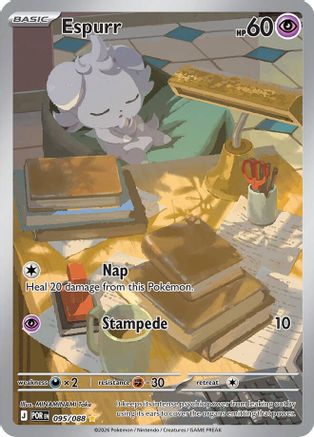 Espurr 095/088  - Holofoil ME03 Perfect Order - Shiny Rare